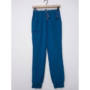NWT Jaanuu Essential 5-Pocket Jogger XXS Caribbean Blue Scrubs Healthcare Teal